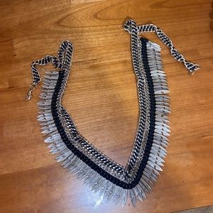 Silver bohemian Belt